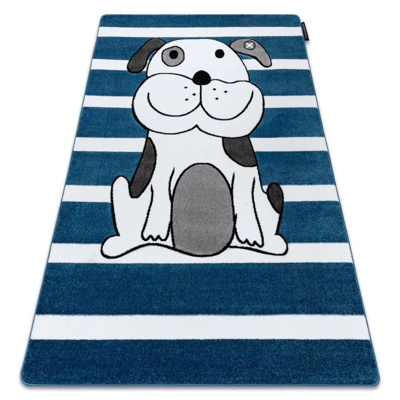 Kinderteppich PETIT HÜNDCHEN blau