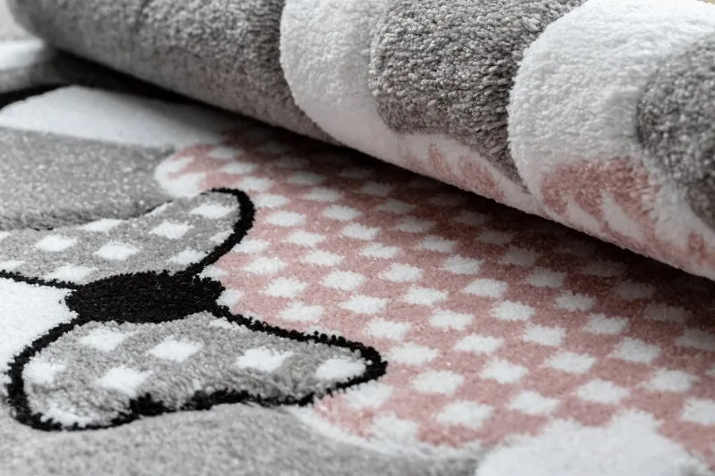 Kinderteppich PETIT DOLLY Schaf Kreis grau
