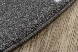 Kinderteppich PETIT LAMA Kreis grau