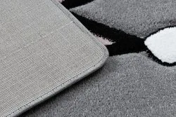Kinderteppich PETIT CAT KATZE KRONE grau