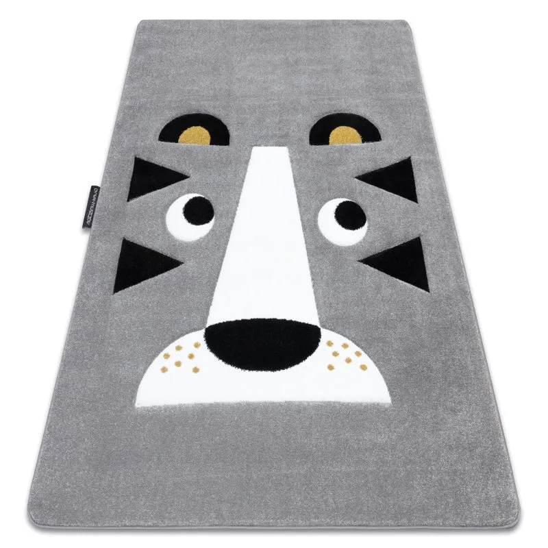 Kinderteppich PETIT LION LÖWE grau