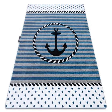 Kinderteppich PETIT MARINE ANKER MEER blau