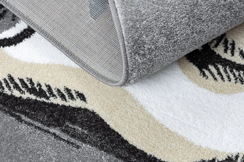 Kinderteppich PETIT ELEPHANT ELEFANT STERNE grau