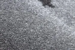 Kinderteppich PETIT ELEPHANT ELEFANT STERNE Kreis grau