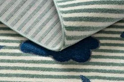 Kinderteppich PETIT SAIL Boot, Segelboot grün
