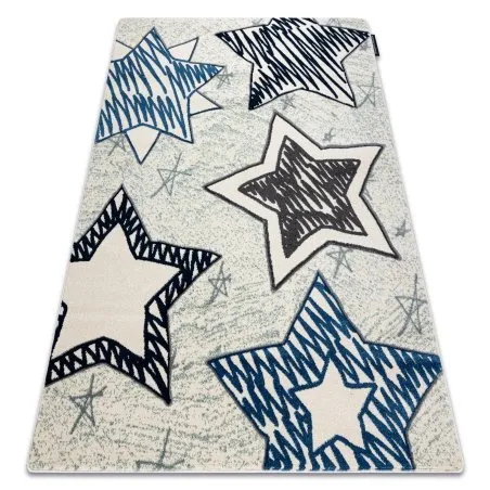 Kinderteppich PETIT STARS Sterne blau
