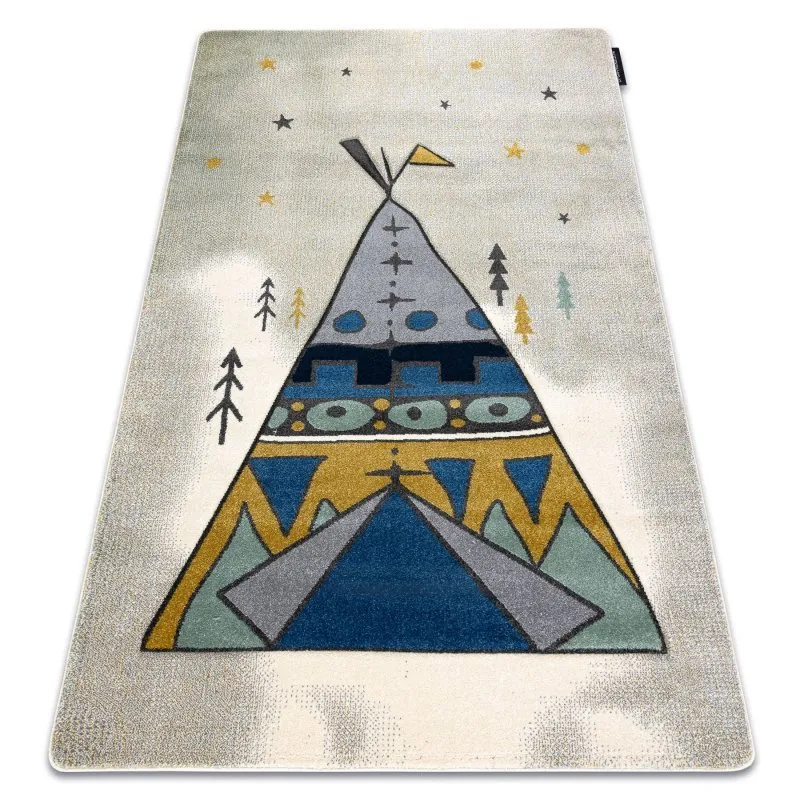 Kinderteppich PETIT TIPI grau