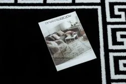 Teppich HAMPTON Grecos schwarz