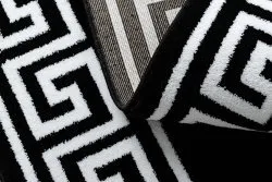 Teppich HAMPTON Grecos schwarz