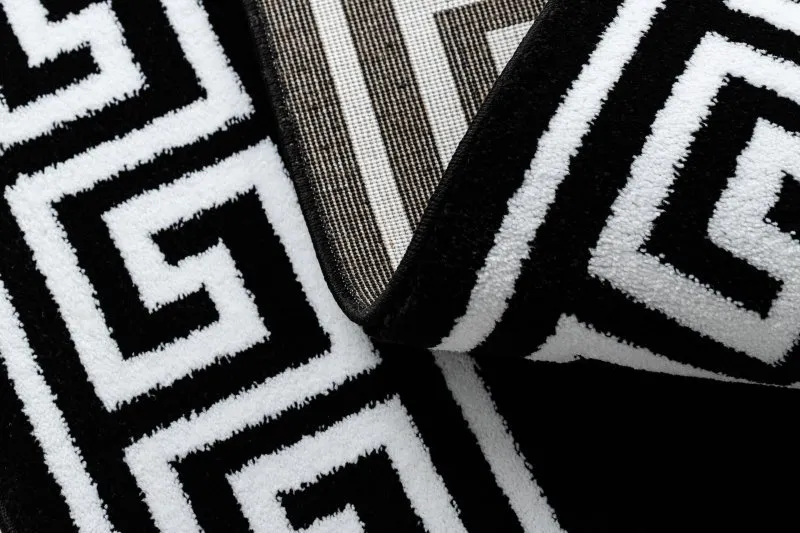Teppich HAMPTON Grecos schwarz
