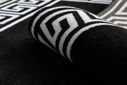 Teppich HAMPTON Grecos Kreis schwarz