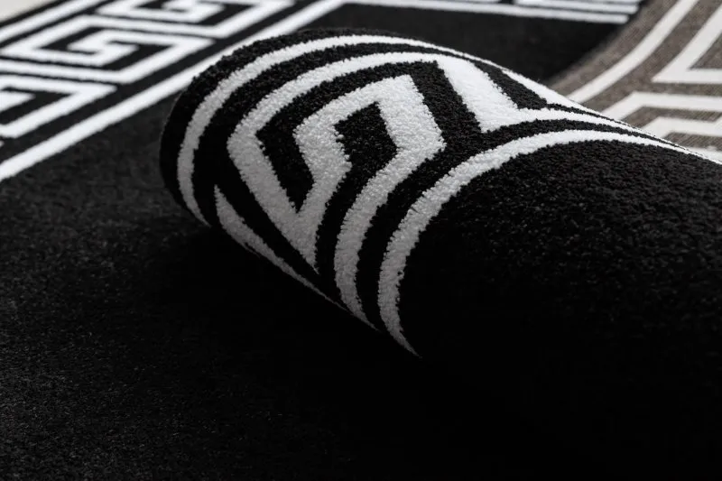 Teppich HAMPTON Grecos Kreis schwarz