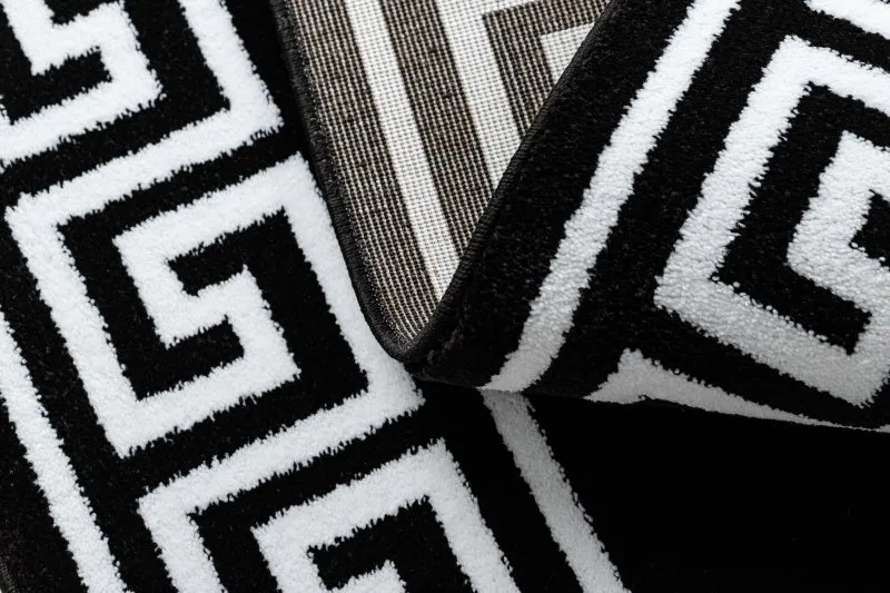 Teppich HAMPTON Grecos Kreis schwarz