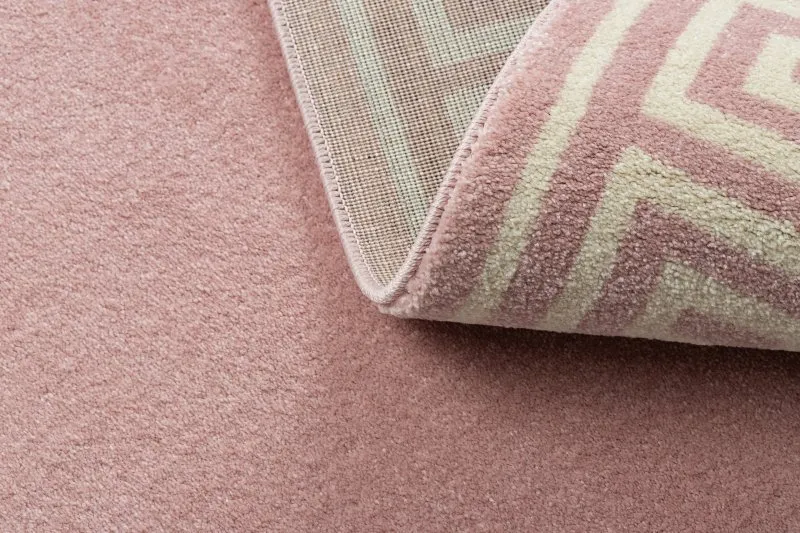 Teppich HAMPTON Grecos Kreis rosa