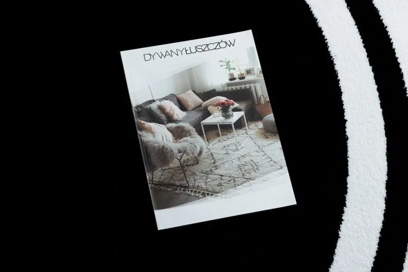 Teppich HAMPTON Lux Kreis schwarz
