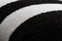 Teppich HAMPTON Lux Kreis schwarz