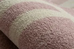 Teppich HAMPTON Lux Kreis rosa