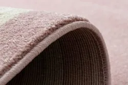 Teppich HAMPTON Lux Kreis rosa