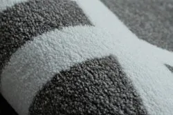 Teppich HAMPTON Lux Kreis grau