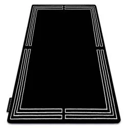 Teppich HAMPTON Chick Rahmen schwarz