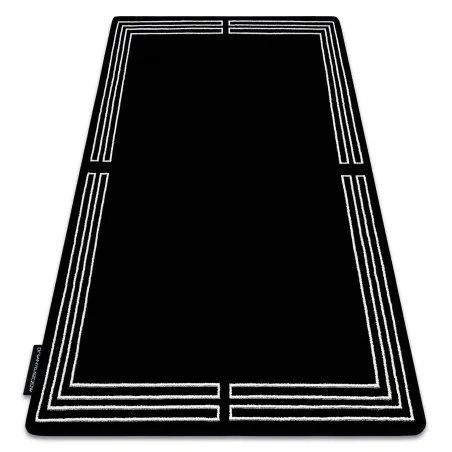 Teppich HAMPTON Chick Rahmen schwarz