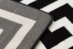Teppich HAMPTON Rich griechisch schwarz