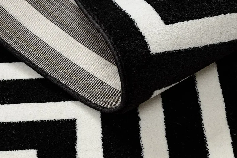 Teppich HAMPTON Rich griechisch schwarz