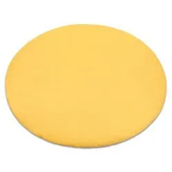 Teppich BUNNY Kreis gold IMITATION VON KANINCHENPELZ