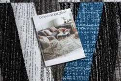 Teppich ALTER Bax Streifen blau