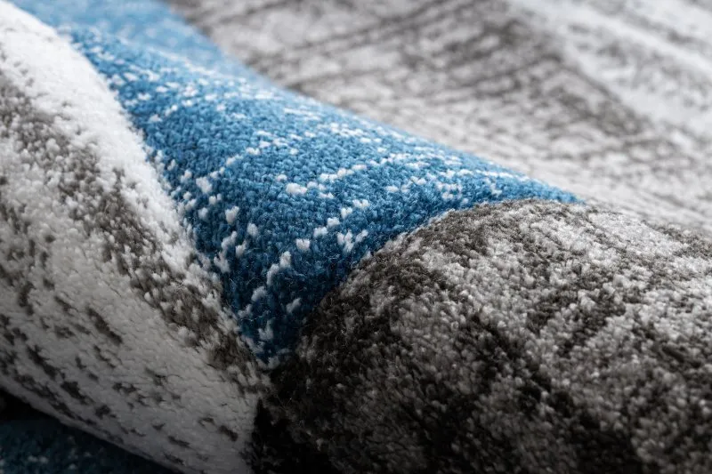 Teppich ALTER Bax Streifen blau