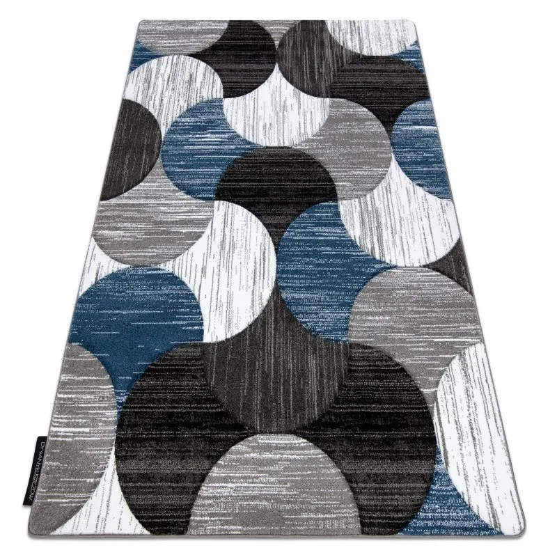 Teppich ALTER Geo Muscheln blau
