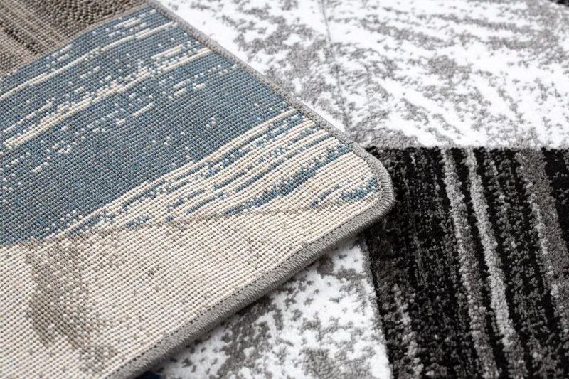 Teppich ALTER Nano Dreiecke blau
