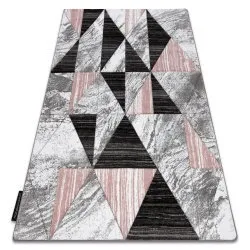 Teppich ALTER Nano Dreiecke rosa