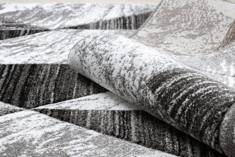 Teppich ALTER Nano Dreiecke grau