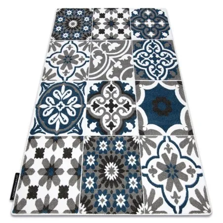 Teppich ALTER Porto Blumen blau