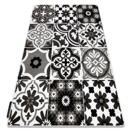 Teppich ALTER Porto Blumen grau