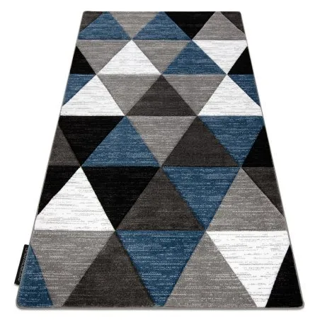 Teppich ALTER Rino Dreiecke blau