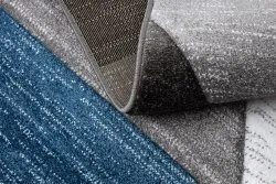 Teppich ALTER Rino Dreiecke blau