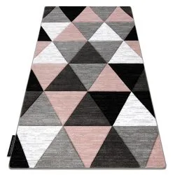 Teppich ALTER Rino Dreiecke rosa