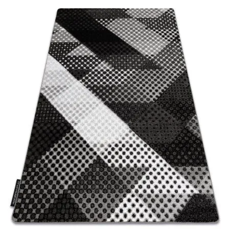 Teppich INTERO Geometrische Punkte grau