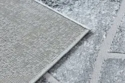 Modern MEFE Teppich 2783 Marmor - Strukturell zwei Ebenen aus Vlies dunkelgrau