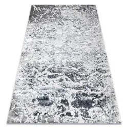 Modern MEFE Teppich Beton - Strukturell zwei Ebenen aus Vlies grau