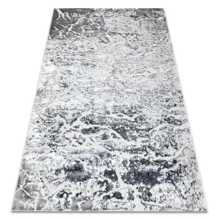 Modern MEFE Teppich 6182 Beton - Strukturell zwei Ebenen aus Vlies grau