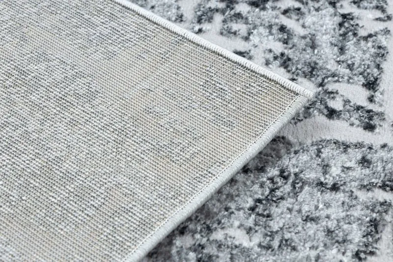 Modern MEFE Teppich 6184 Pflasterung Backstein - Strukturell zwei Ebenen aus Vlies dunkelgrau