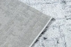 Modern MEFE Teppich 8722 Linien vintage - Strukturell zwei Ebenen aus Vlies grau / weiß