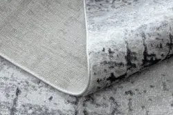 Modern MEFE Teppich 8722 Linien vintage - Strukturell zwei Ebenen aus Vlies grau / weiß