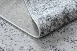 Modern MEFE Teppich 8731 Vintage - Strukturell zwei Ebenen aus Vlies grau
