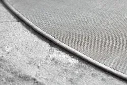 Modern MEFE Teppich Kreis 2783 Marmor - Strukturell zwei Ebenen aus Vlies dunkelgrau
