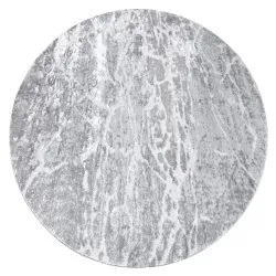 Modern MEFE Teppich Kreis 6182 Beton - Strukturell zwei Ebenen aus Vlies grau
