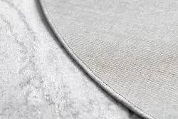 Modern MEFE Teppich Kreis 6182 Beton - Strukturell zwei Ebenen aus Vlies grau